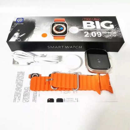 T900 Ultra Smart Watch - 2.09 Infinite Display - 49MM Dial Size - Built-in Games - Bluetooth Calling(random color).