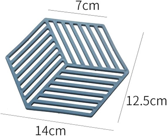1PCS Multifunction Heat Resistant Silicone Mat Drink Cup Coasters Nonslip Pads Pot Holder Table Placemat Kitchen Accessories (random