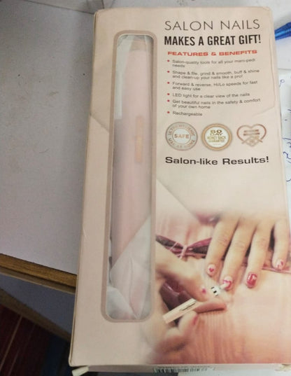 SALOON NAILS KIT (RECHARGEABLE)