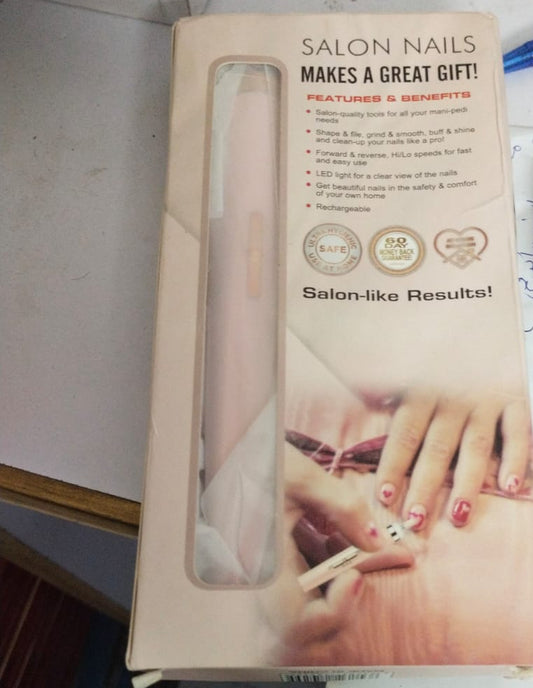 SALOON NAILS KIT (RECHARGEABLE)