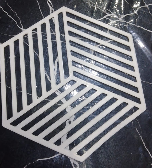 1PCS Multifunction Heat Resistant Silicone Mat Drink Cup Coasters Nonslip Pads Pot Holder Table Placemat Kitchen Accessories (random