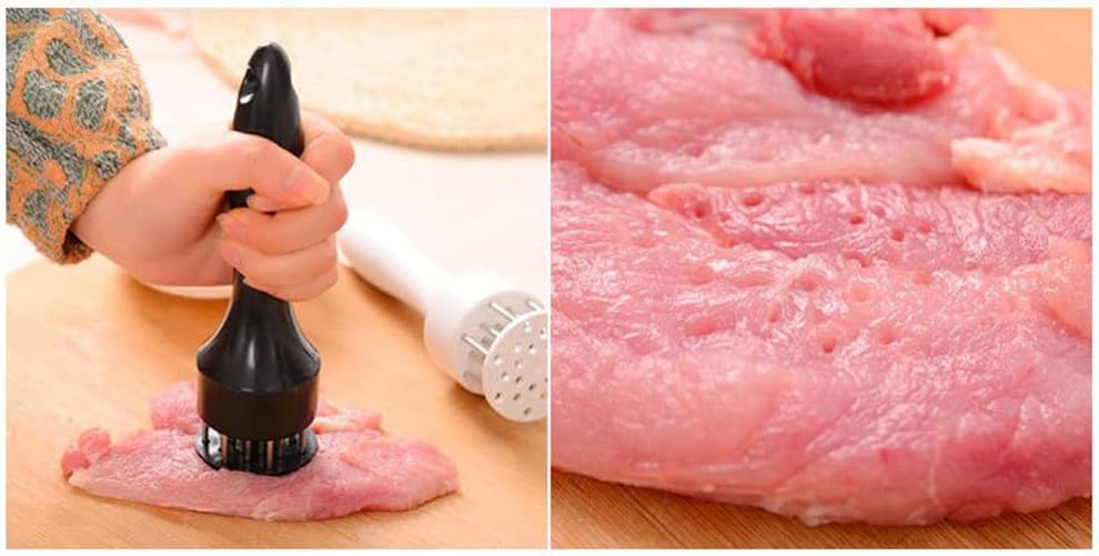 Meat Tenderizer Loose Meat Stainless Steel Needle Eco-Friendly (random color)