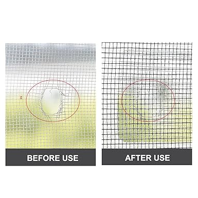 (pack Of 10) Multifunctional Net Sticker Drainer Net For Bathroom - Kitchen Etc | Window Screen Repair Patches For Door Window