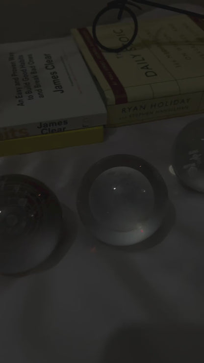 USB LED Galaxy Crystal Ball Lamp | 3D Planet Moon Night Light